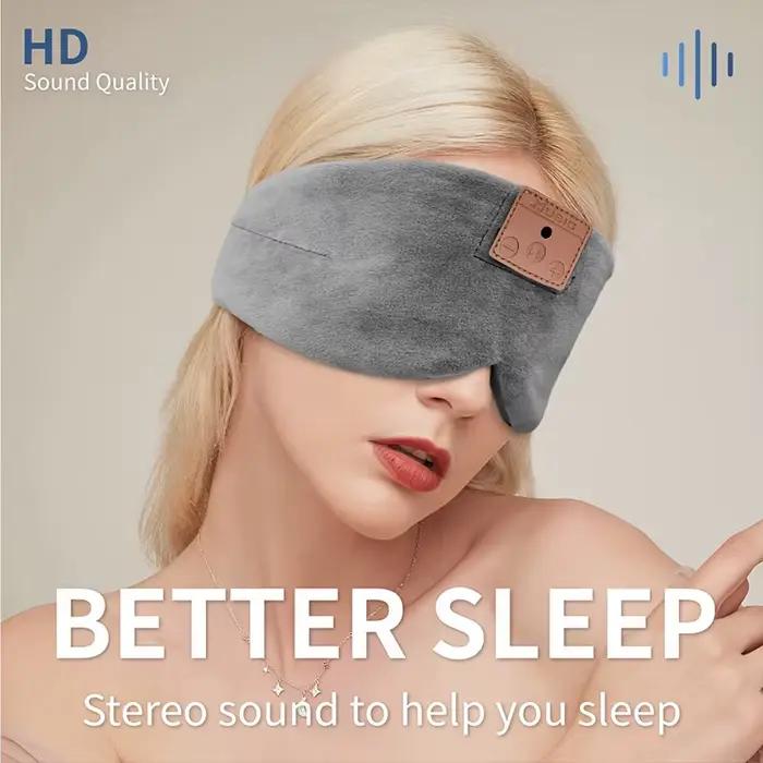 Bluetooth casque de couchage masque pour les yeux jeu de musique bandeau