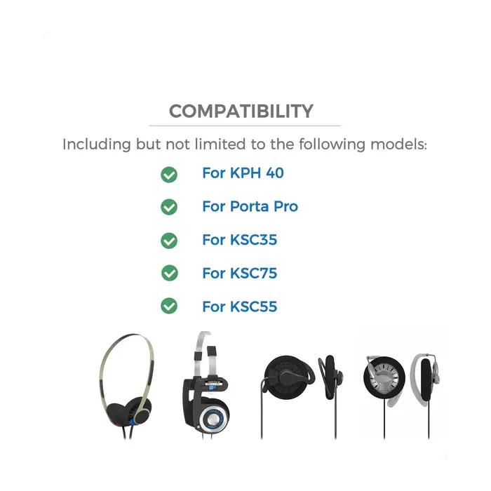 Bandeau léger en acier inoxydable pour Koss KPH40 Porta Pro PP KSC35 KSC75