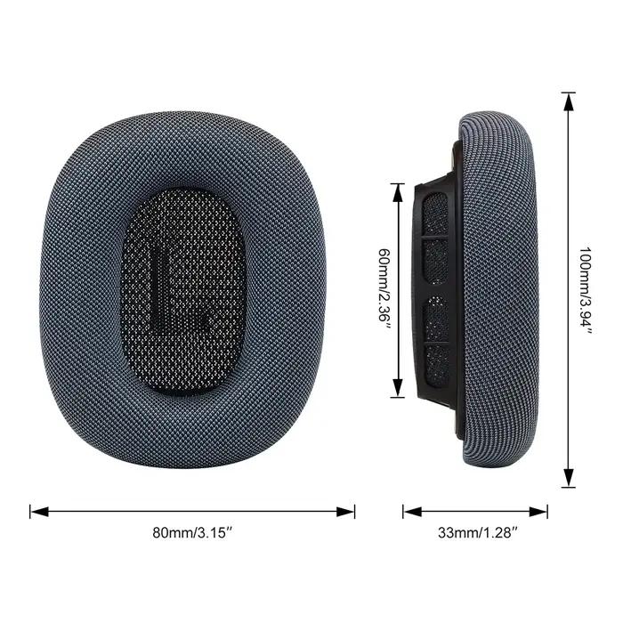 Housses d'oreillettes en cuir et mousse à mémoire de forme pour AirPods Max 2024 accessoires d'écouteurs confortables et durables six couleurs audacieuses occasions spéciales à offrir