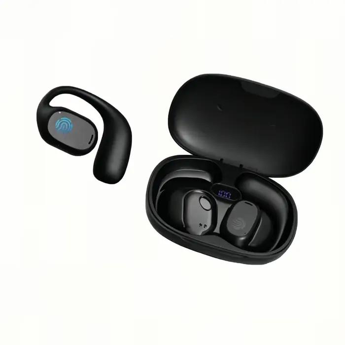 Nouveaux écouteurs sans fil à conduction osseuse Bluetooth 5.3, étanches, pour le sport, longue autonomie, HiFi stéréo, réduction du bruit des appels