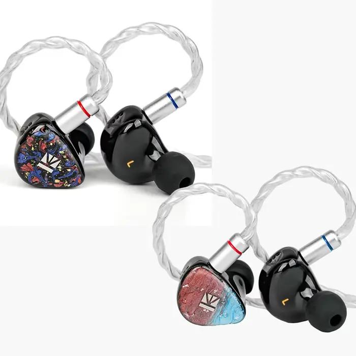 KBEAR Kalideer Apex-P6 Écouteurs intra-auriculaires hybrides 3 voies avec transducteur piézoélectrique en céramique de