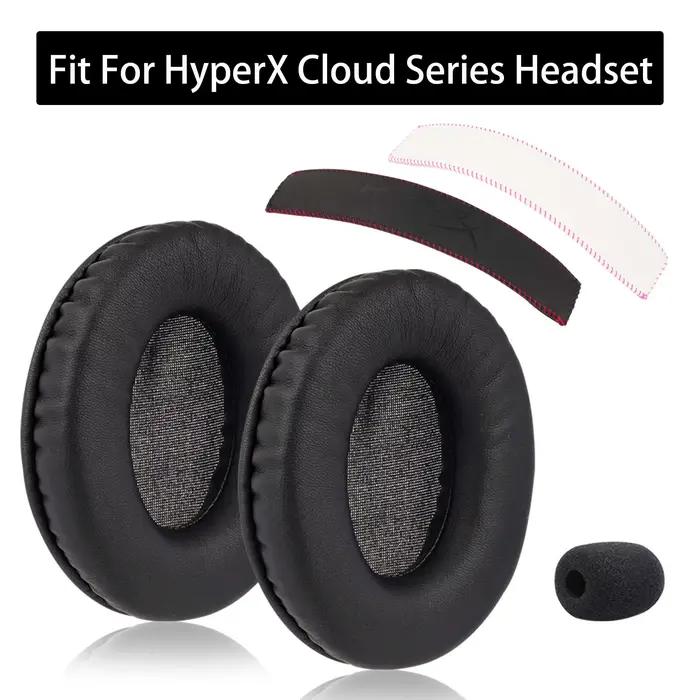 Coussinets d'oreille pour HyperX Cloud Alpha / Core / Stinger / Flight / Flights / Silver / X / Pro / I / II