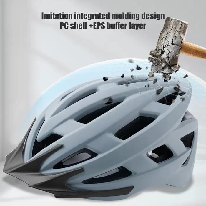 Casque de vélo casque de cyclisme intégré casque de sécurité unisexe protecteur tête de cyclisme équipement de cyclisme respirant