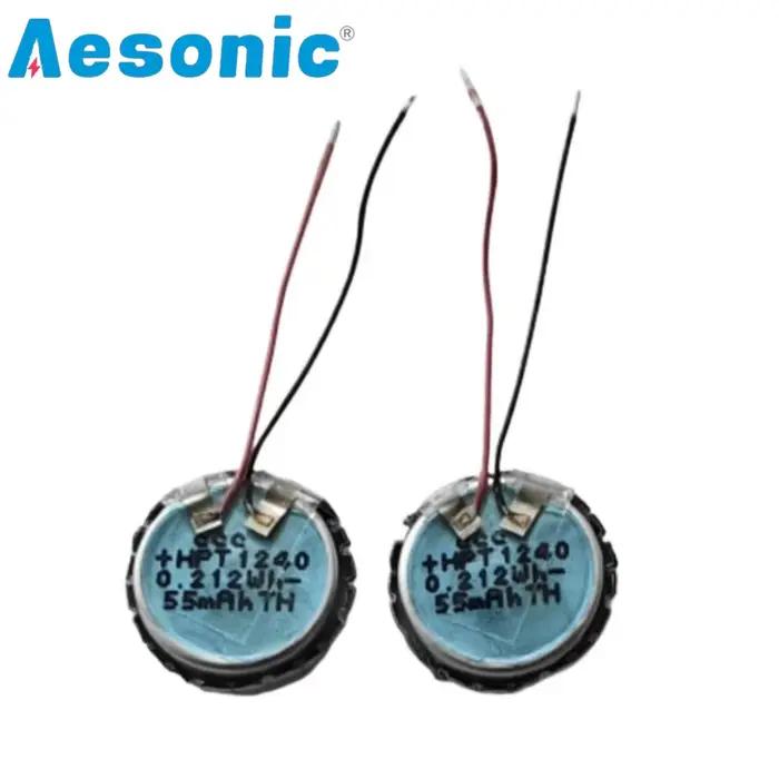 2 pièces 3.85V 55mAh 1240 batterie Rechargeable pour JBL TUNE FLEX TWS Bluetooth écouteur sans fil casque numérique remplacer les Batteries