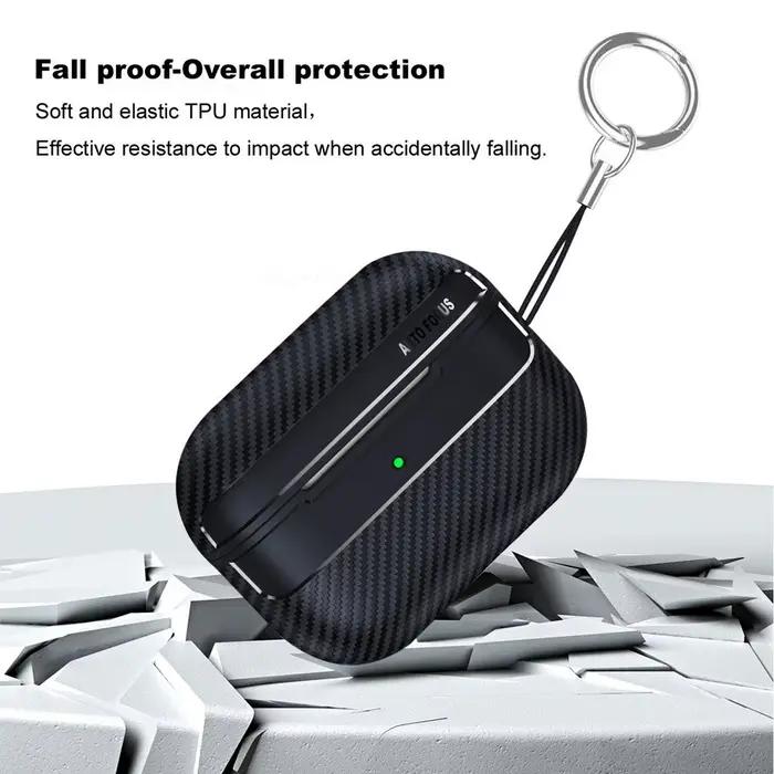 Pour Airpods Pro 2 étui en Fiber de carbone housse pour écouteurs pour Apple