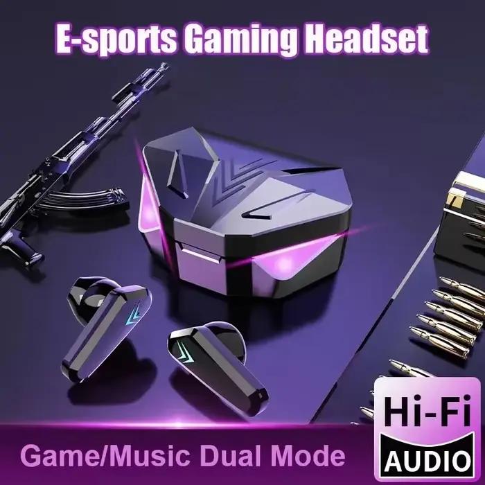 Casque TWS Bluetooth sans fil gamer avec microphone pour smartphone et ordinateur portable occasions spéciales et cadeaux pour passionnés de technologie et de musique
