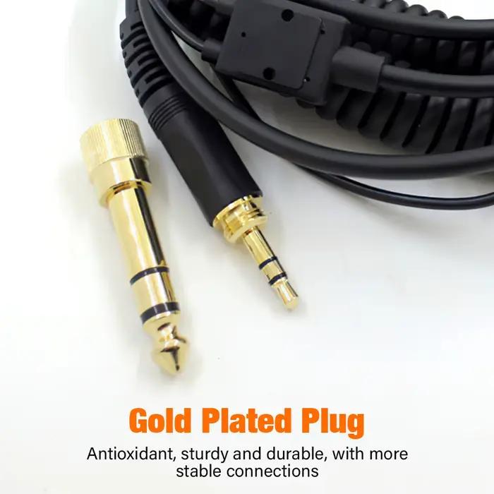 Câble d'écouteurs pour Sennheiser HD 25/600/650/430/480/490/540/560/580/6XX/660S/535/565 3.5mm 6.5mm