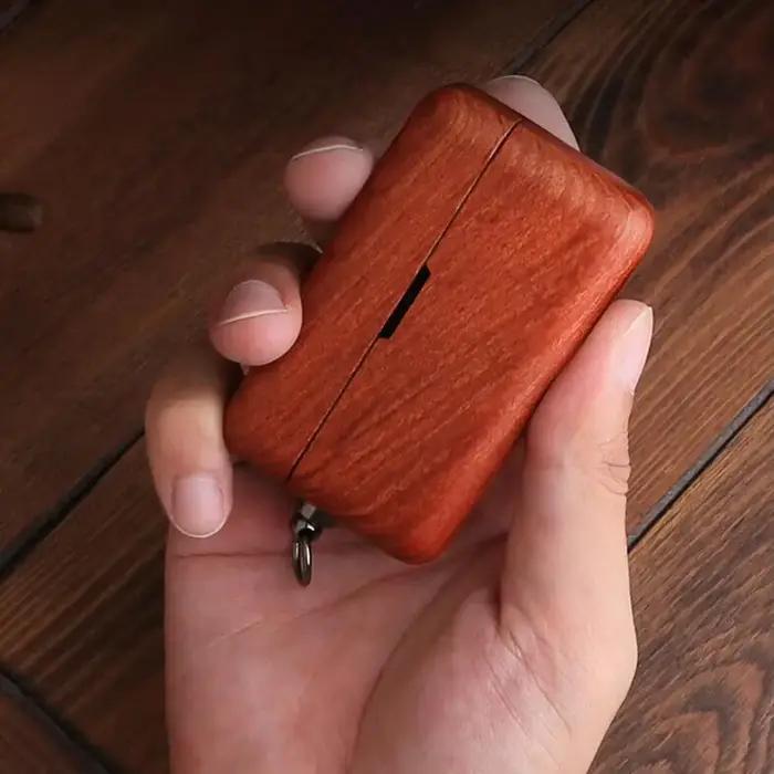 Étui en bois massif pour boîte à écouteurs Sony WF-1000XM5