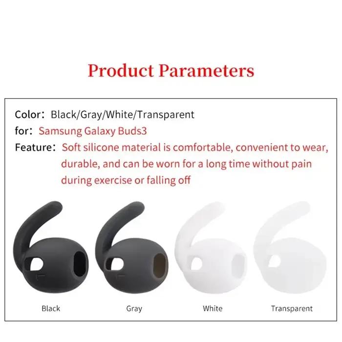 4/2/1 paire d'embouts d'écouteurs pour Samsung Galaxy Buds 3