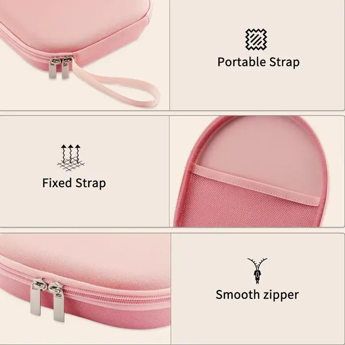 Sac de protection en EVA pour écouteurs JBL et Sony couleur bleu rose noir étui de transport double fermeture à glissière