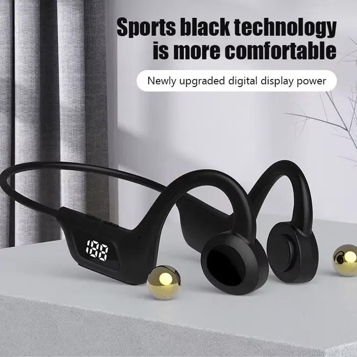 Casque à Conduction osseuse carte Tf affichage numérique Fone