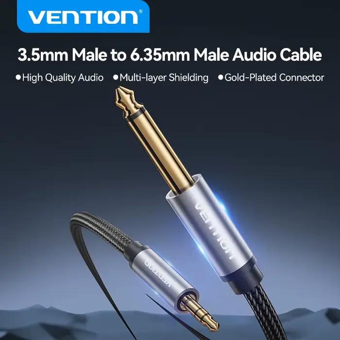 Vention – adaptateur d'écouteurs 3.5 à 6.5