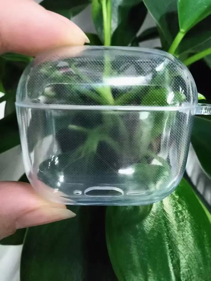 Étui transparent pour écouteurs