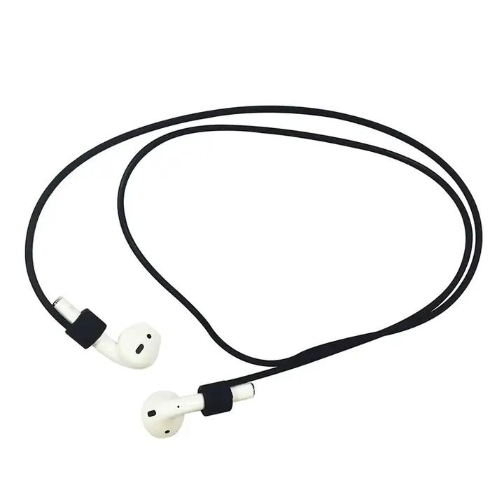 Sangle de corde en silicone pour AirPods 2 3 pro anti-perte sangle de cou corde magnétique pour Apple Bluetooth étuis pour écouteurs occasions spéciales