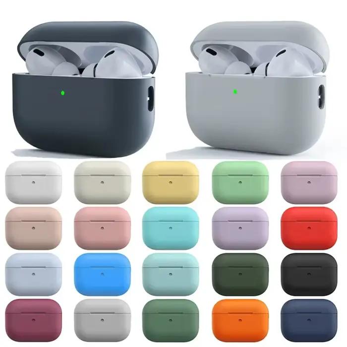 Étui pour écouteurs en silicone ultra-fin pour Airpods 1/2