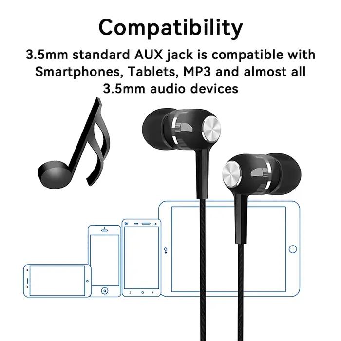 Écouteurs intra-auriculaires filaires 3