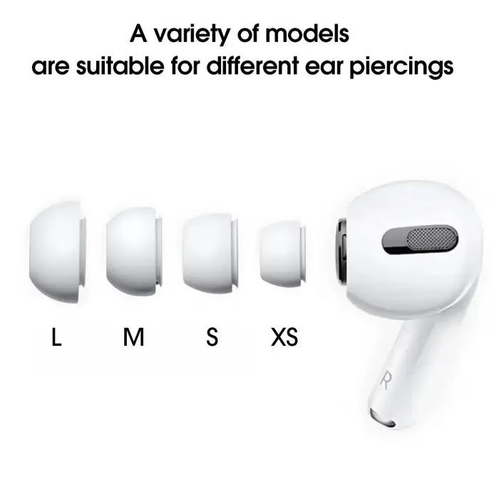 Embouts d'oreille en silicone pour AirPods Pro réduction du bruit confortable occasionnels sport détente chez soi