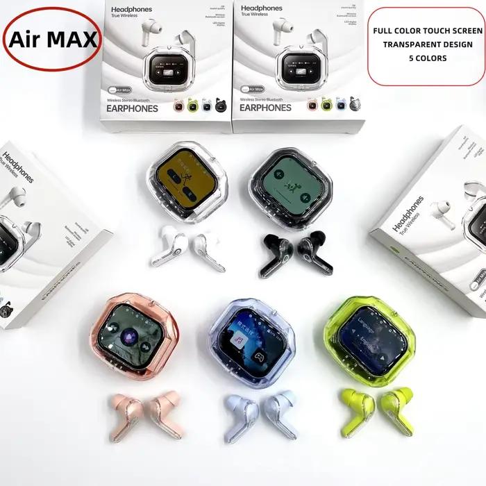 Air Max casques à écran tactile intelligent TWS dans l'oreille écouteurs de sport binaural pro stéréo bande sonore