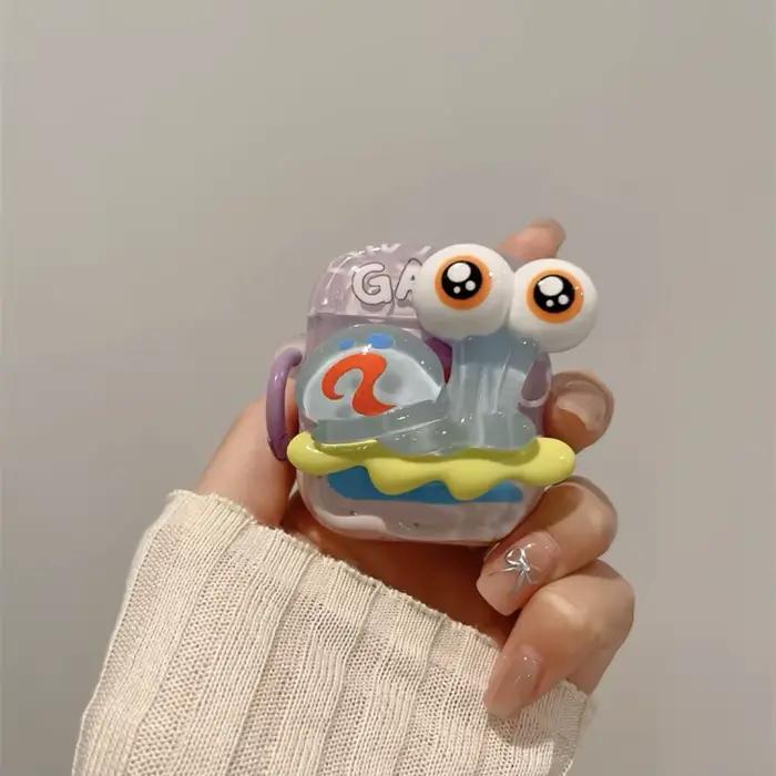 Étui AirPods 4 dessin animé mignon avec crochet pour protection des écouteurs AirPods 1 2 3 Pro Pro2 en couleur bonbon frais