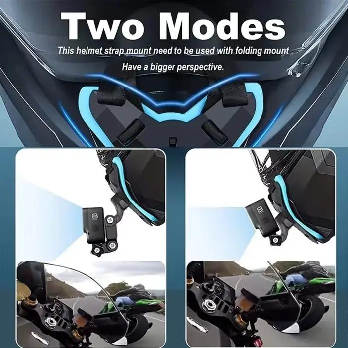 Support de mentonnière pour casque GoPro Hero13 12 10 9 8 – Accessoire de fixation pour caméra d'action