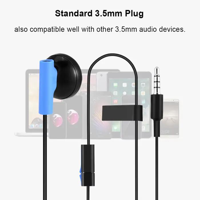 Écouteurs de jeu intra-auriculaires YOUTHINK pour PS4 avec haut-parleur intégré de 9.2mm et commande de marche/arrêt pour micro pour les gamers occasions spéciales