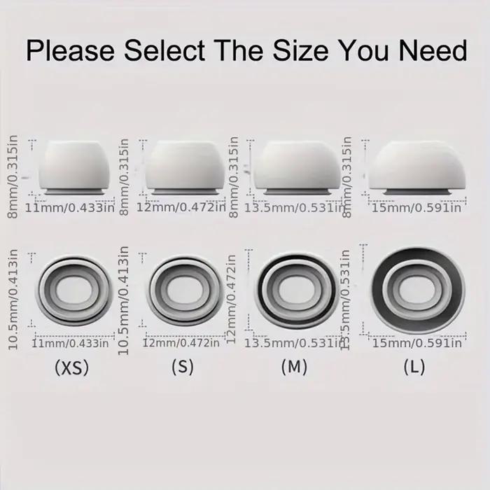 Embouts d'oreille en silicone liquide pour AirPods Pro 1 et 2 coussinets de réduction du bruit bouchons d'oreille personnalisables en plusieurs couleurs inclus stylo de nettoyage