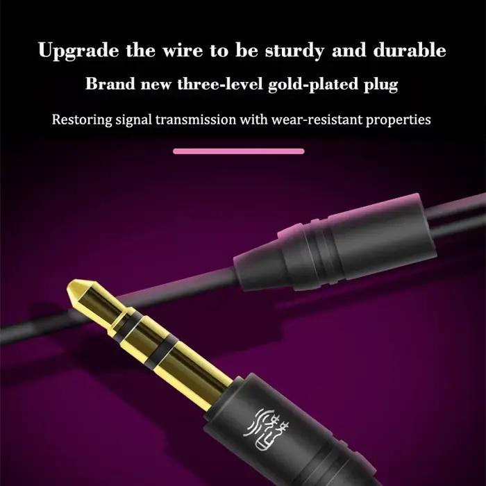 Original QianYun Qian 69 Hifi dans l'oreille écouteur haute qualité basse dynamique tête plate 3.5mm écouteurs casque pour xiaomi huawei