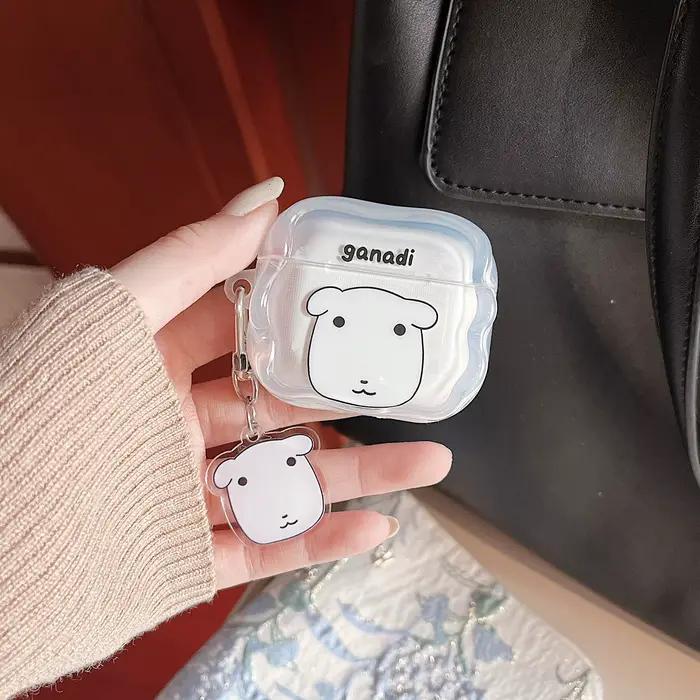 Étuis pour écouteurs Bluetooth avec motif de chiot mignon et chaton adorable