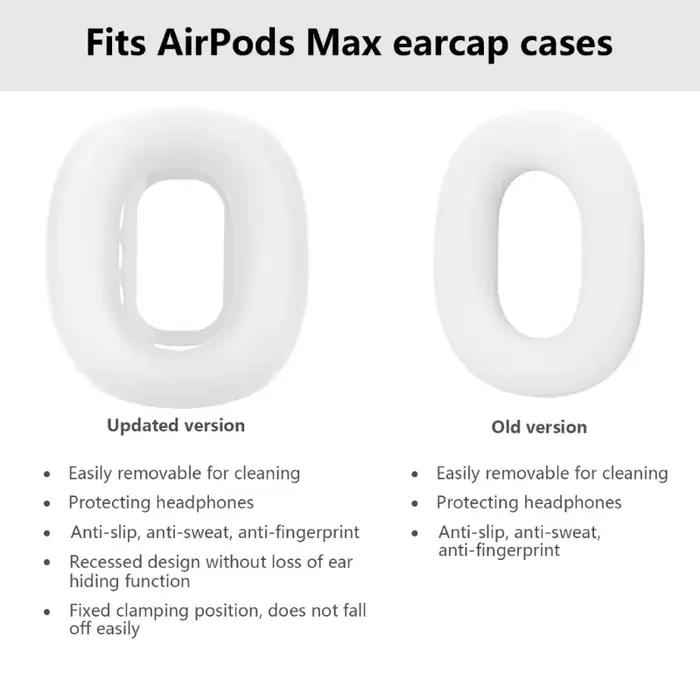 Coussinets d'oreille en silicone pour AirPods Max protecteurs d'écouteurs confortables et durables pour femmes et hommes occasions quotidiennes et spéciales