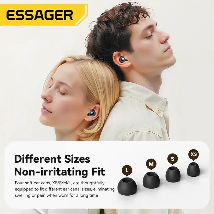 ESSAGER Bouchons d'oreille antibruit pour dormir
