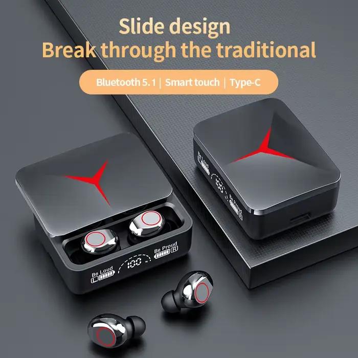 Écouteurs sans fil Bluetooth 5.3 TWS M90 avec micro