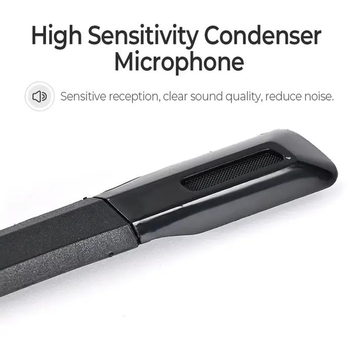 Microphone de remplacement professionnel à réduction de bruit claire pour casque sans fil Logitech G733 Lightspeed