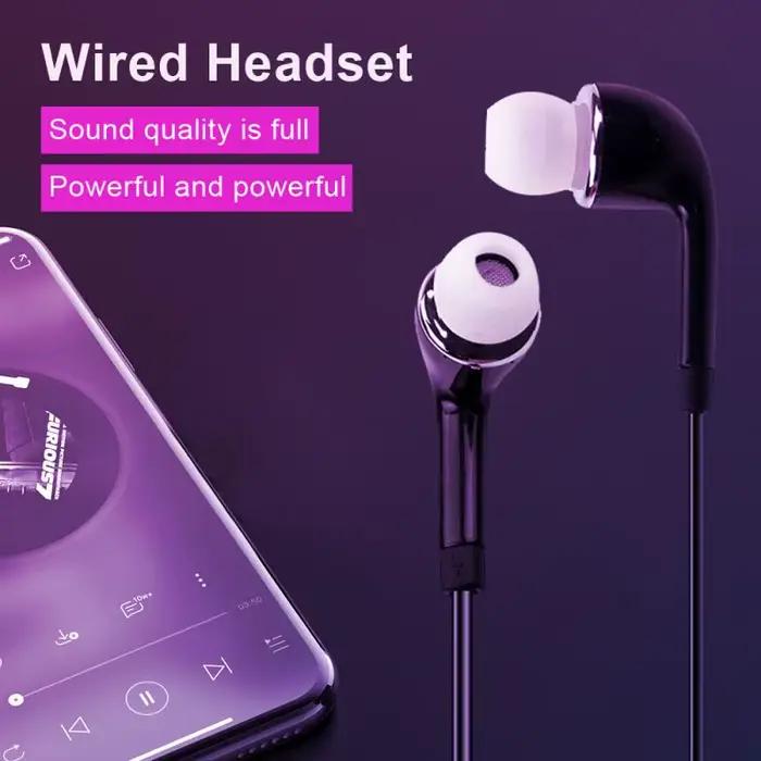 Écouteurs intra-auriculaires filaires avec microphones mains libres