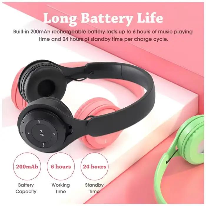 Écouteurs Macaron Intra-auriculaires Sans Fil Bluetooth HiFi Stéréo pour Jeu Vidéo, Musique, Téléphonie et Activités Sportives Occasions Spéciales