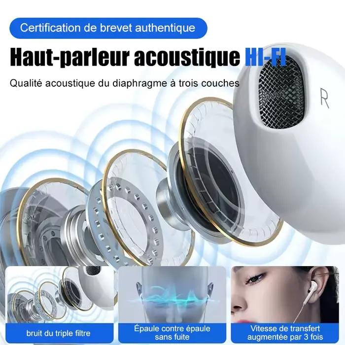Écouteurs originaux pour Apple iPhone 14 11 12 13 Pro Max