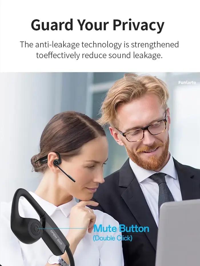 Casque sans fil avec micro pour le travail