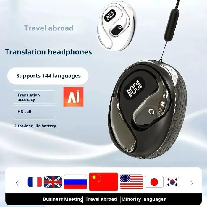 Écouteurs sans fil Bluetooth d'origine avec traduction IA en temps réel pour Xiaomi OWS