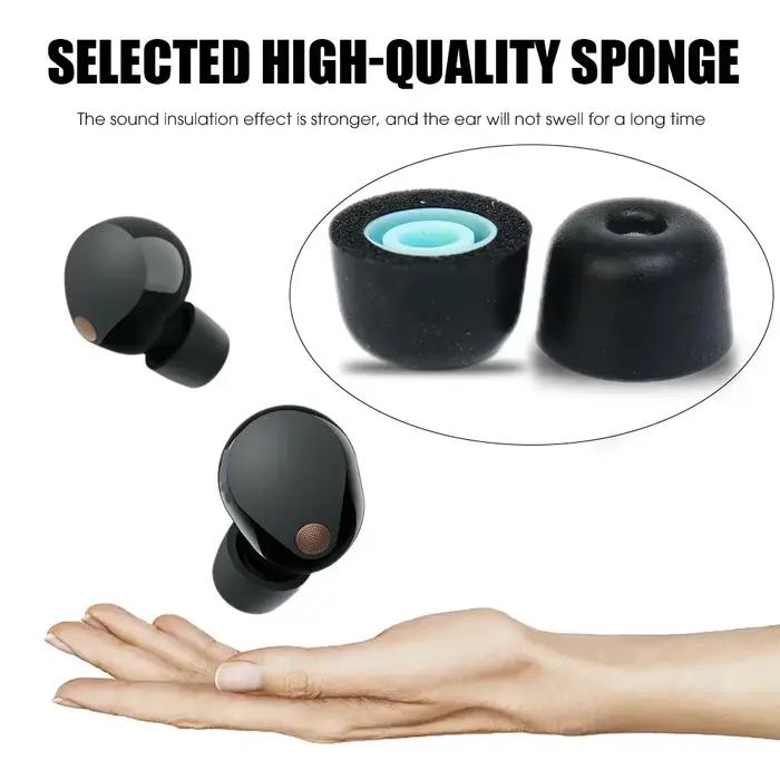Embouts d'écouteur sans fil S/M/L pour Sony WF-1000XM5 écouteurs en mousse à mémoire souple