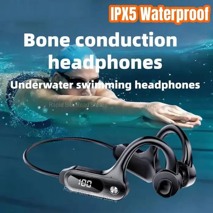 Écouteurs de natation professionnels étanches IPX5