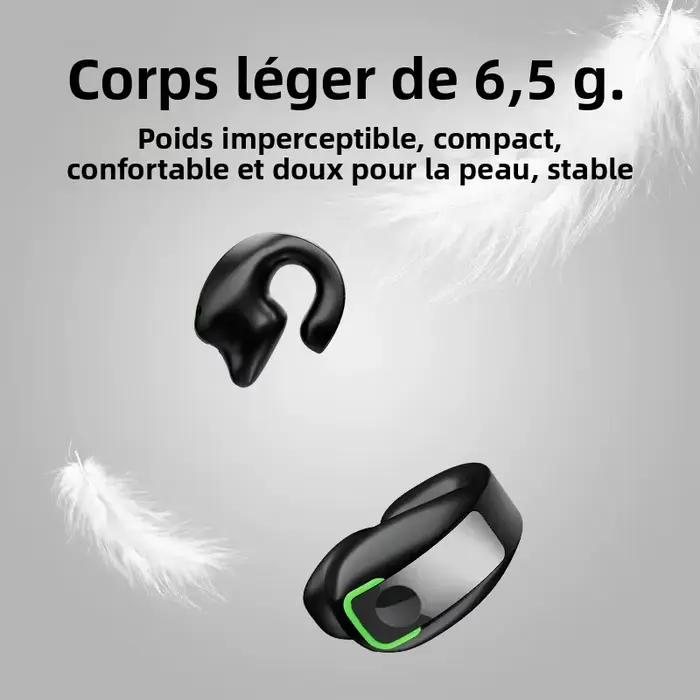 Écouteurs STTKGZD à Conduction Osseuse Sans Fil Bluetooth Haute Qualité TWS Auriculaires Sport Anti-Bruit