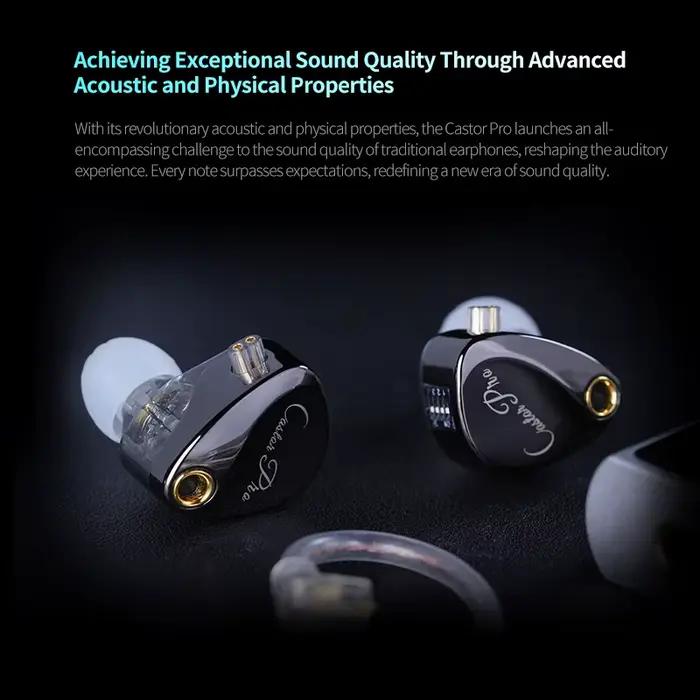 KZ Castor PRO-Écouteurs intra-auriculaires dynamiques Castor Pro 2esse