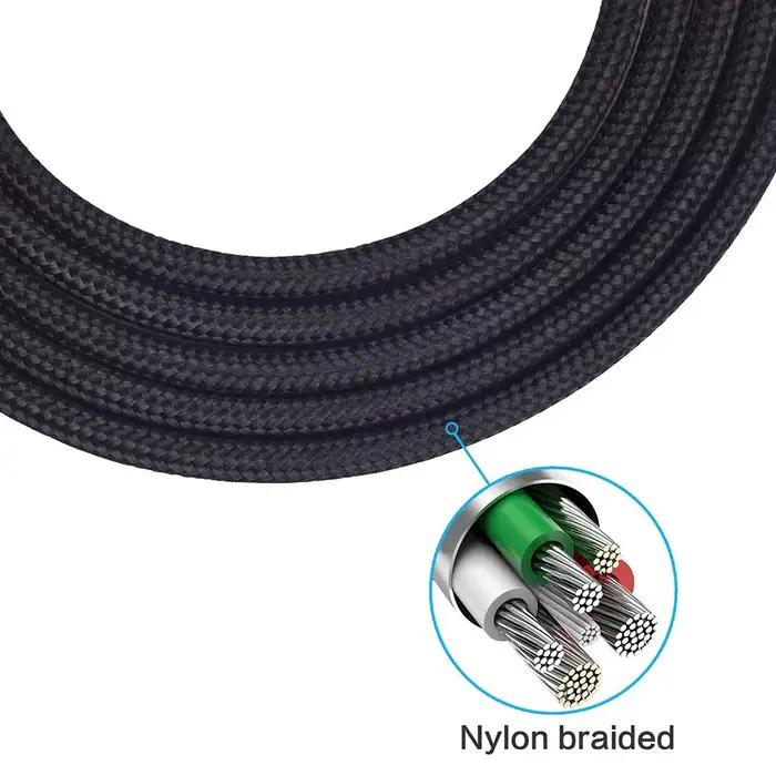 Rallonge de câble tressé de remplacement pour casque JBL