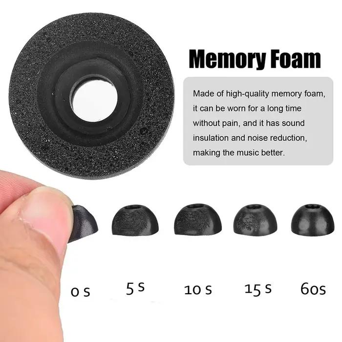 Embouts en mousse à mémoire de forme pour Jabra Elite 75t/ 65t/ Active/ 7 Pro/Elite 3