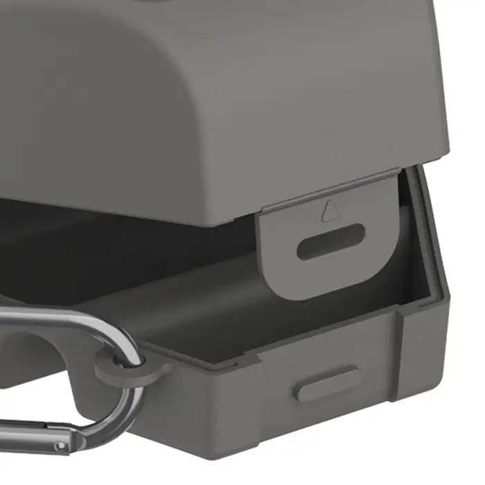 Étui de protection rigide portable pour écouteurs sportifs à oreille ouverte SHOKZ Run Pro 2 Standard/Mini/Swim Pro avec mousqueton