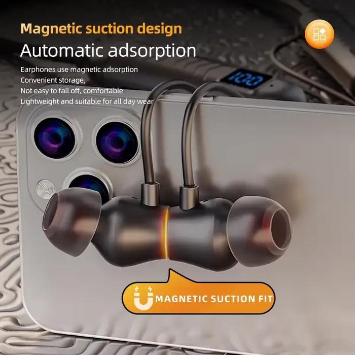 Casque BT sans fil avec affichage numérique