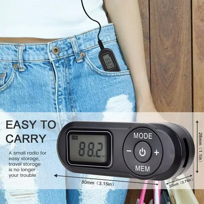Mini baladeur portable avec écran LCD