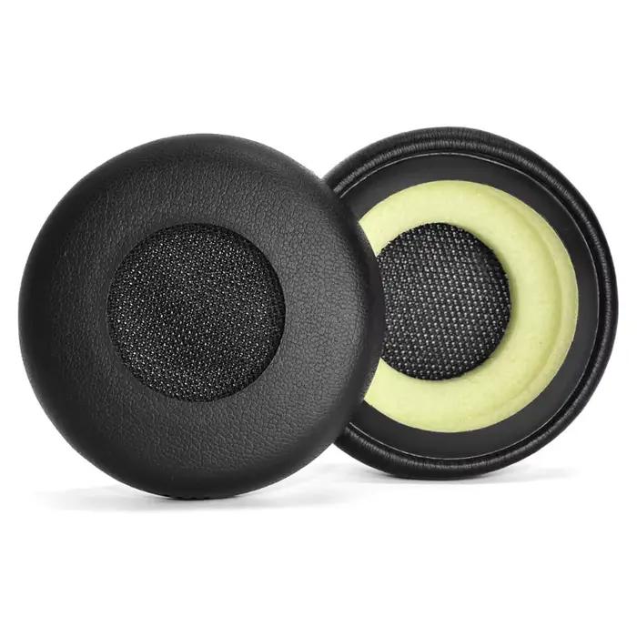 Coussinets d'oreille en cuir protéiné et éponge pour Jabra Evolve 20 20se 30 30II 40 65 65 75 75 pour un son plus vif et un isolement sonore amélioré