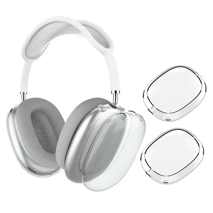 Pour AirPods Max étui Transparent souple TPU anti-rayures housse de protection pour Apple