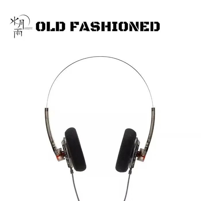 Casque audio supra-auriculaire MOONDROP Old Fashioned avec grand transducteur dynamique de 40 mm, prise jack 3,5 mm, diaphragme composite rigide-flexible 0,78-2 broches