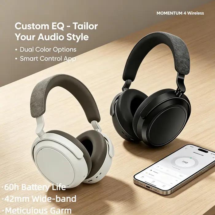 Casque sans fil authentique MOMENTUM 4 ANC